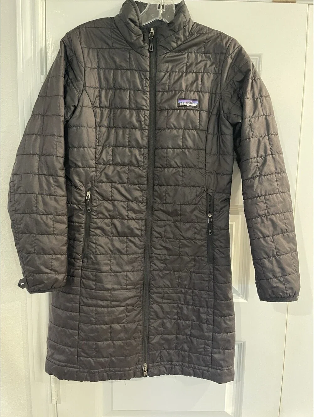 Patagonia Womens Nano Puff Parka Jacket Black Quilted Insulated Coat STY26870 - Picture 2 of 7